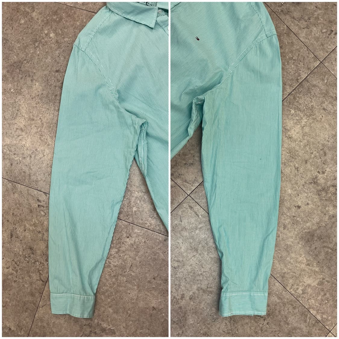 타미힐피거 스트라이프 셔츠 그린 XL #csz3084 상품이미지6