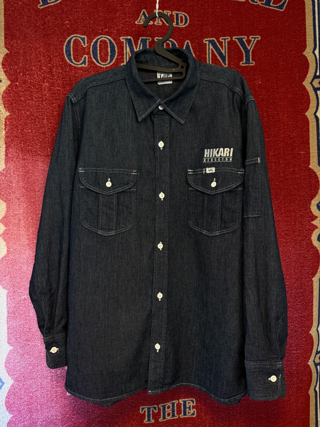 JPN Lee UNION MADE 데님 워크셔츠 xl  상품이미지1