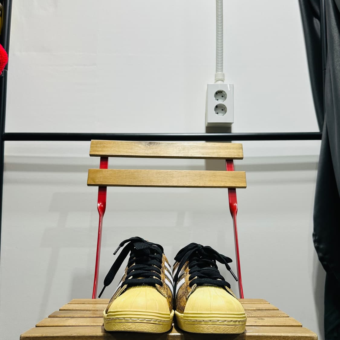 270) 아디다스 운동화 남성 남자 슈퍼스타 80s 브라운 스네이크 상품이미지2