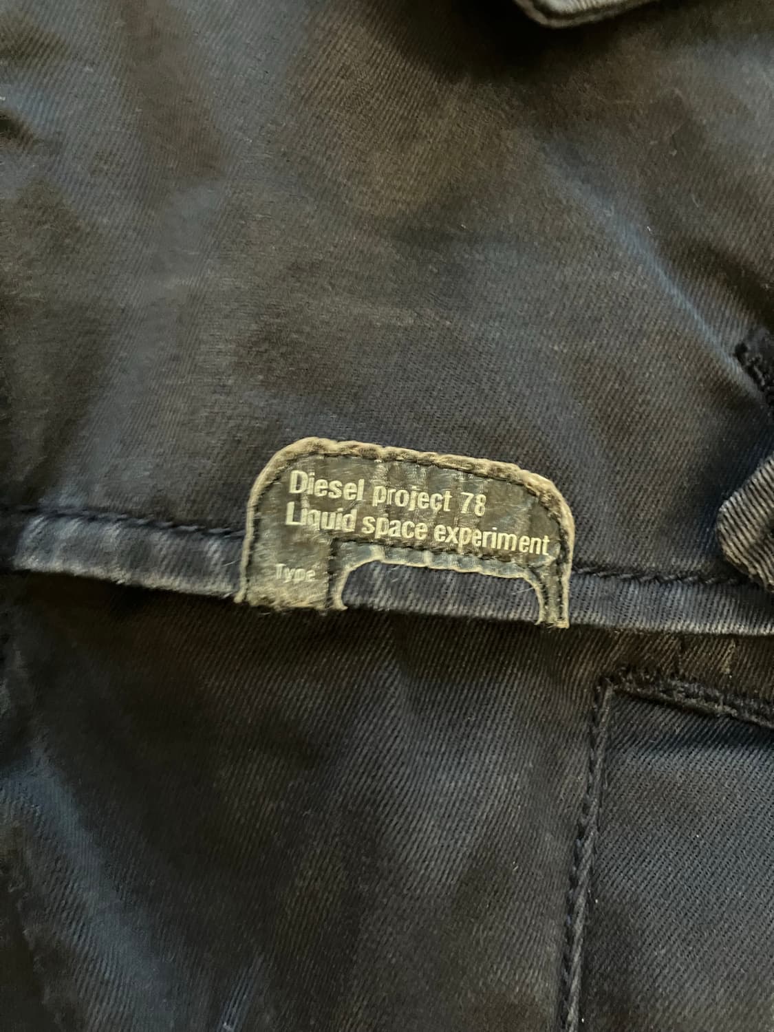 디젤 밀리터리 코트 네이비 상품이미지3