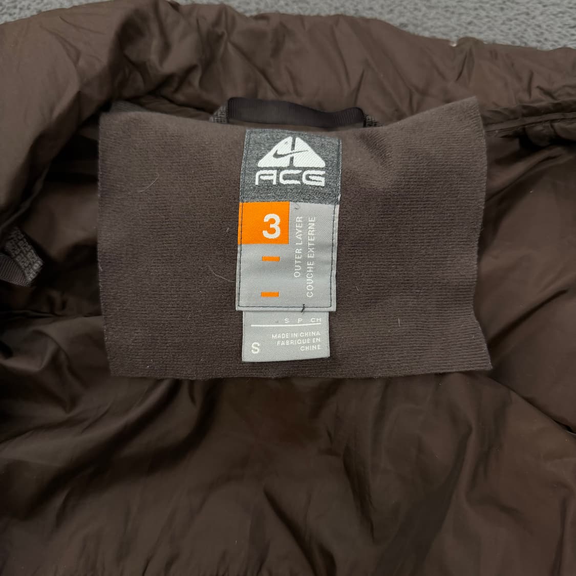 [ 정품/S,95 ] 나이키 ACG 브라운 구스다운 푸퍼 패딩 자켓 상품이미지5