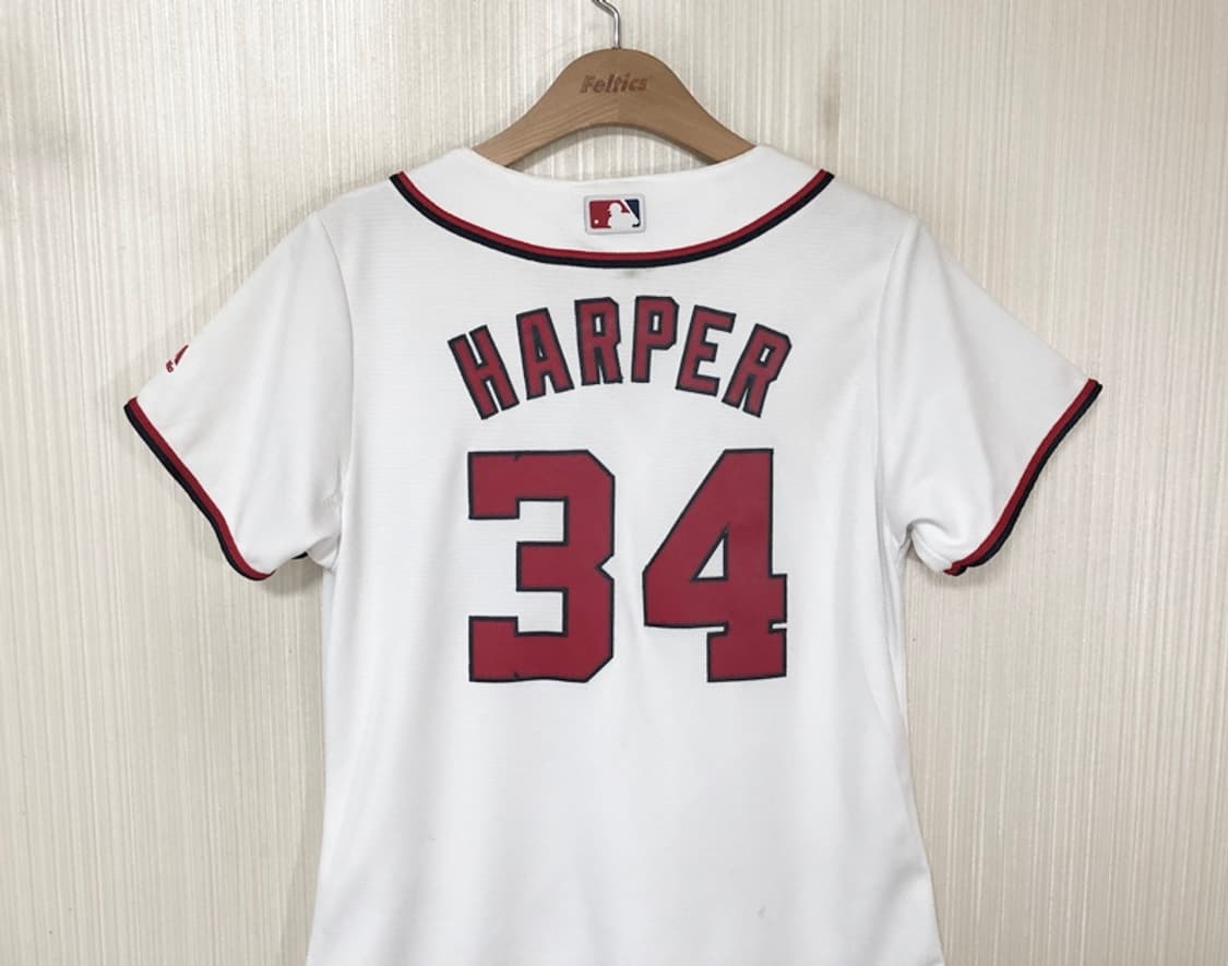 MLB 마제스틱 워싱턴내셔널스 홈유니폼/져지 M(우먼스) 상품이미지9