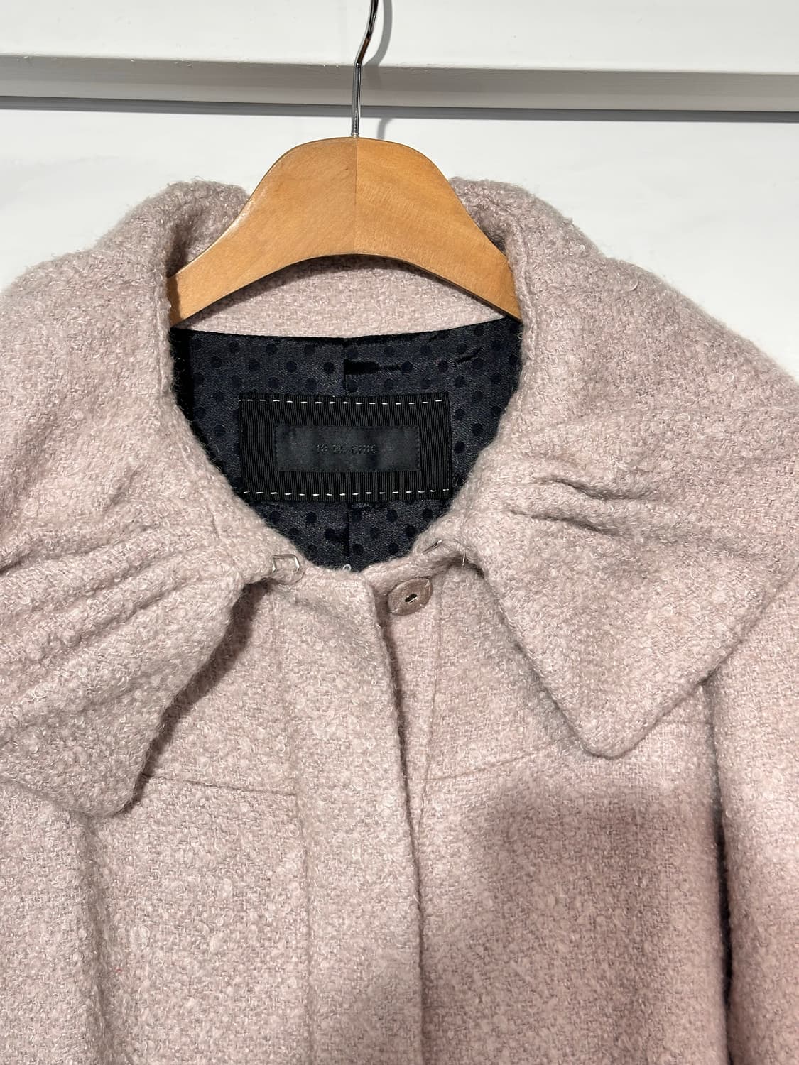 베이비핑크 리본 코트 상품이미지9