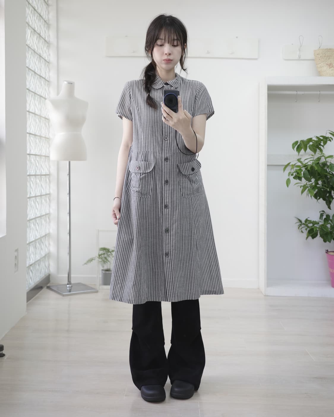 Feminae stripe one-piece 상품이미지1