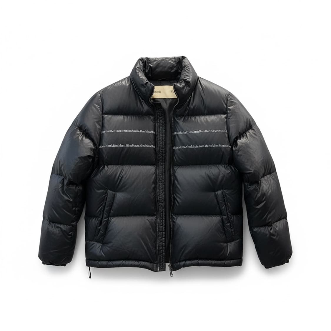 Matin Kim 마뗑킴 블랙 글로시 패딩 S *지퍼고장 상품이미지1
