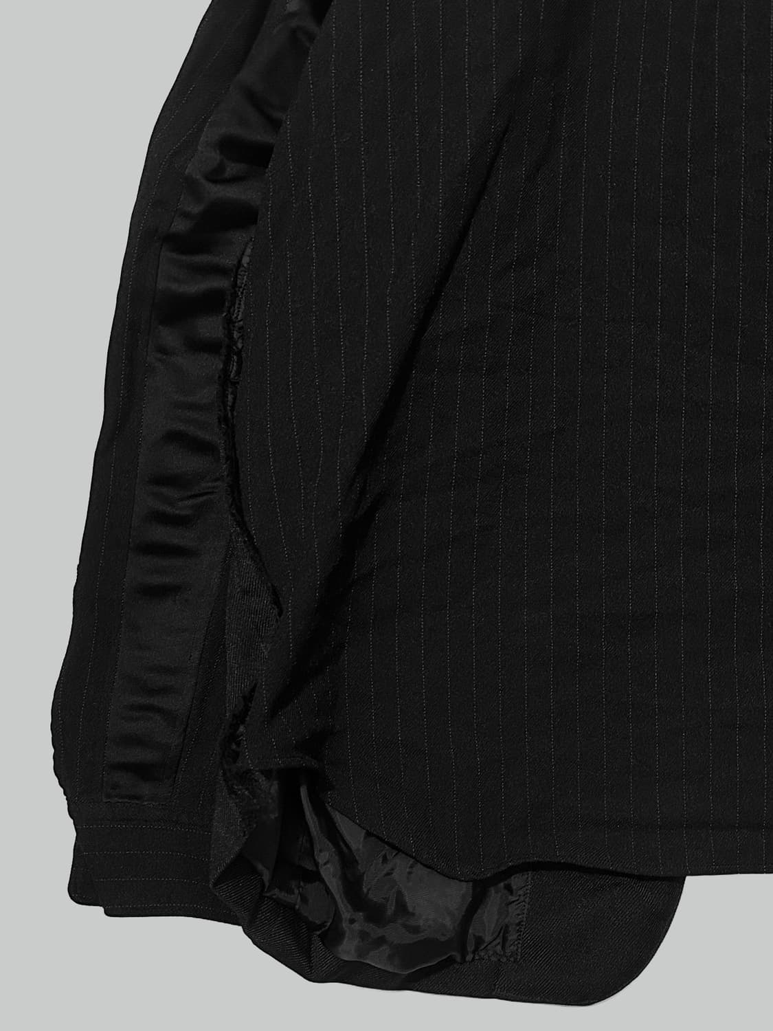 꼼데가르송 블랙 축융 후드 블레이저 상품이미지5