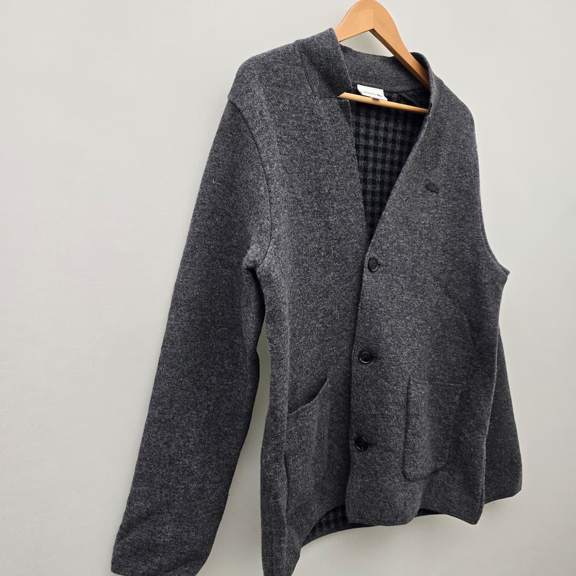 라코스테 차콜 그레이 가디건 상품이미지2