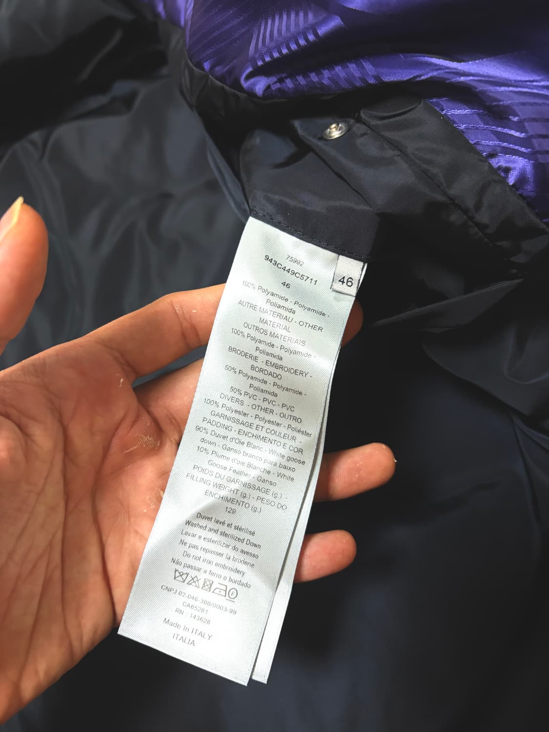 디올 다이아몬드 패딩 상품이미지5