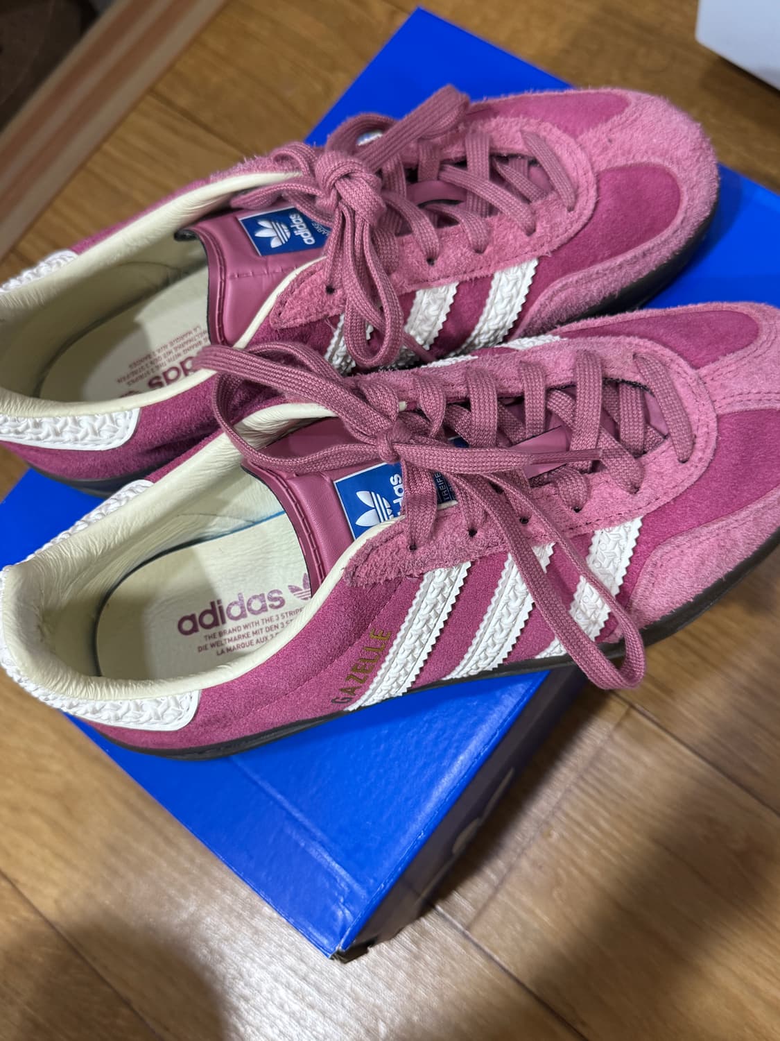 아디다스 가젤 인도어 핑크 오프 화이트 225 상품이미지3