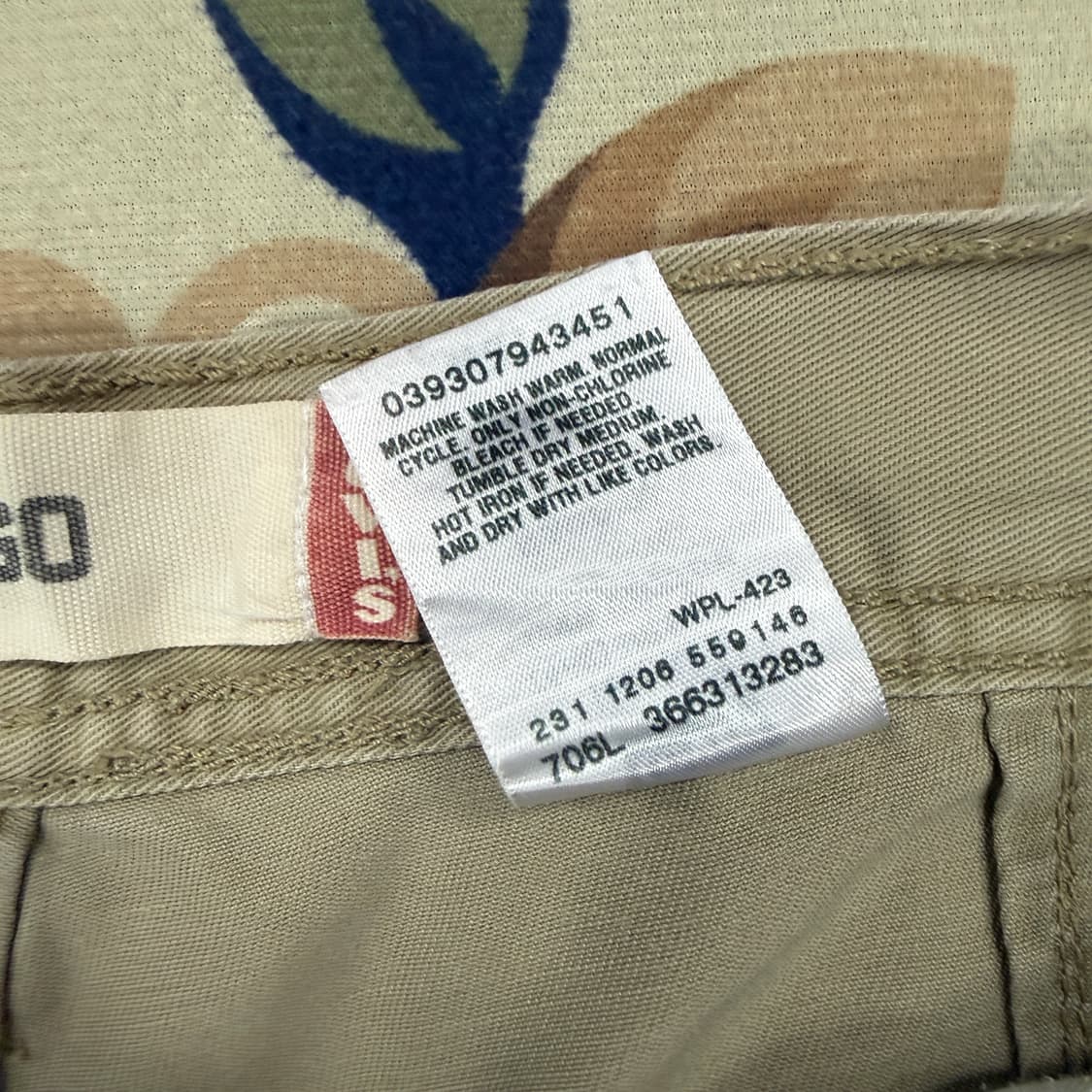 (31)00s 리바이스 Levis 코튼 카고 반바지(베이지) 상품이미지3