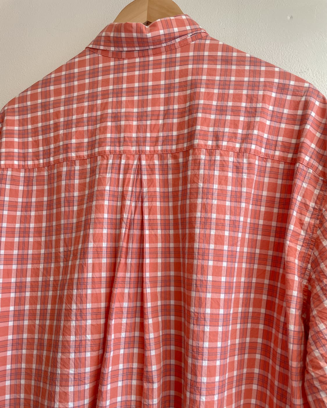 네임 레이어드 체크 셔츠 상품이미지5