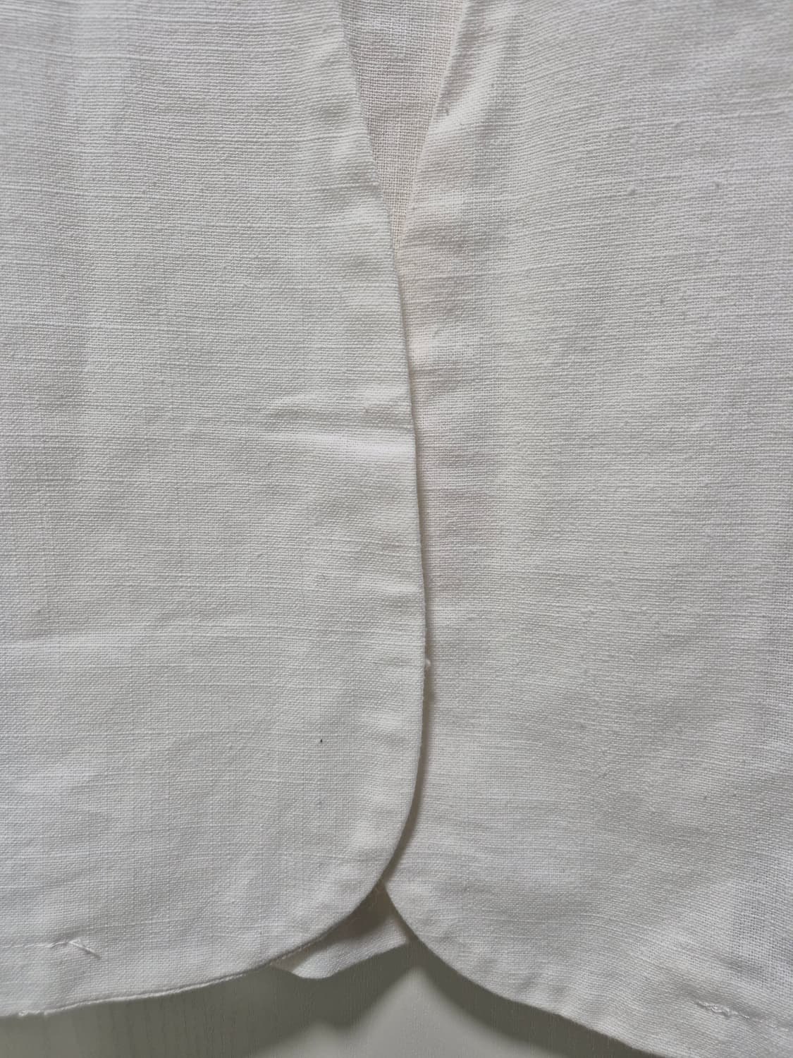 빈티지 화이트 린넨 자켓 상품이미지3