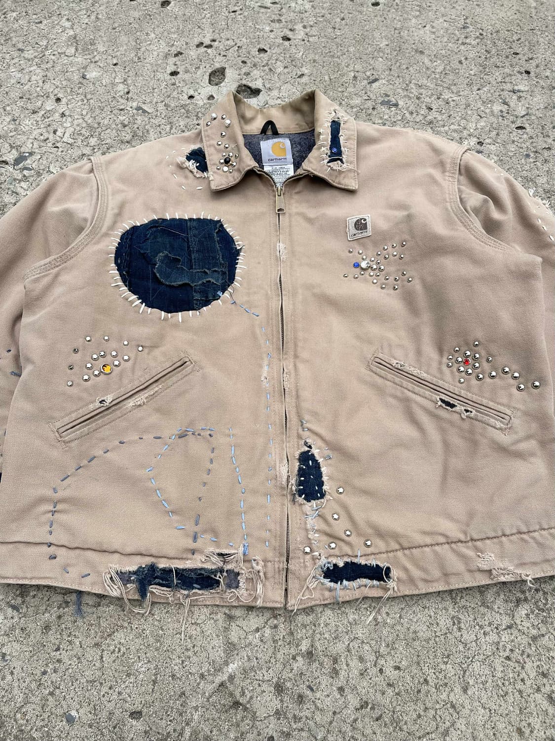 VINTAGE CARHARTT DETROIT SASHIKO 상품이미지3