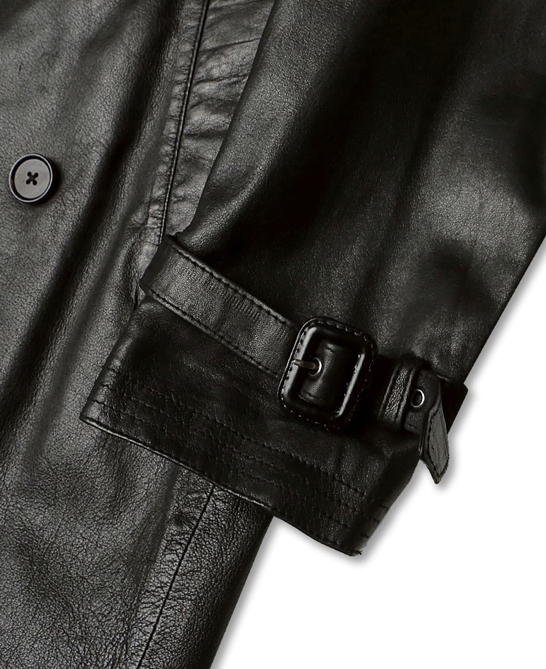 유니버셜 랭귀지 [Universal Language] 가죽 트렌치 코트 상품이미지6