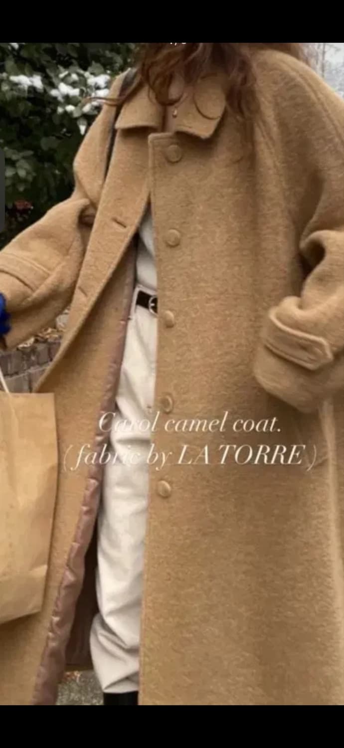 현리본빛 코트 상품이미지1