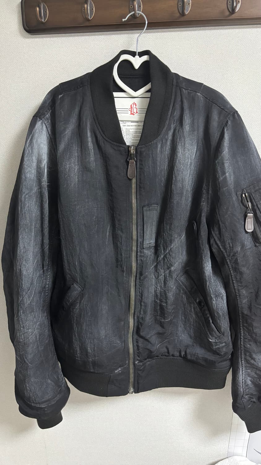 [L]블랙아웃 ma-1 스프레이 상품이미지1