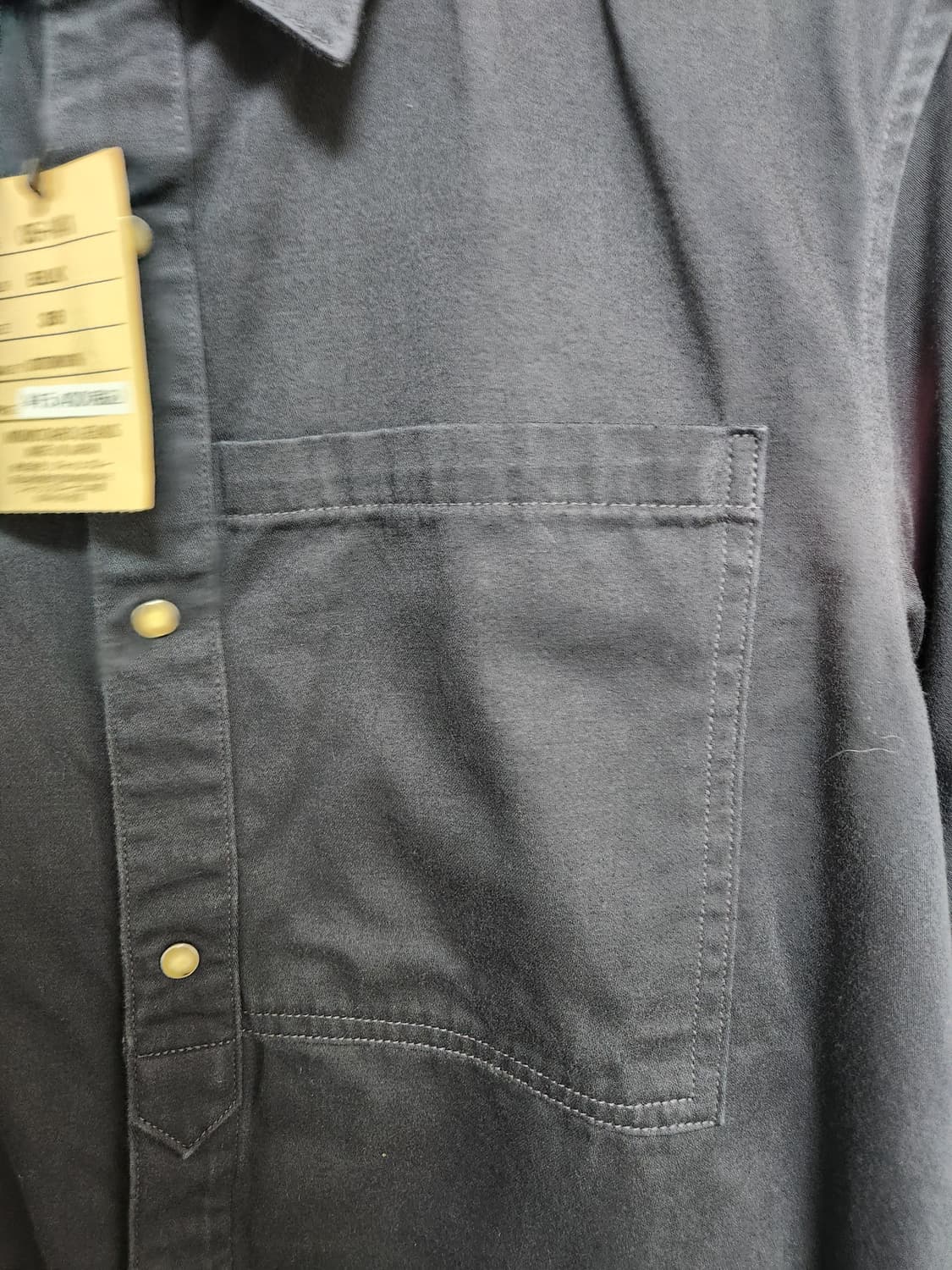 모모타로진Momotaro jeans 투포켓 셔츠 M - S219 상품이미지6