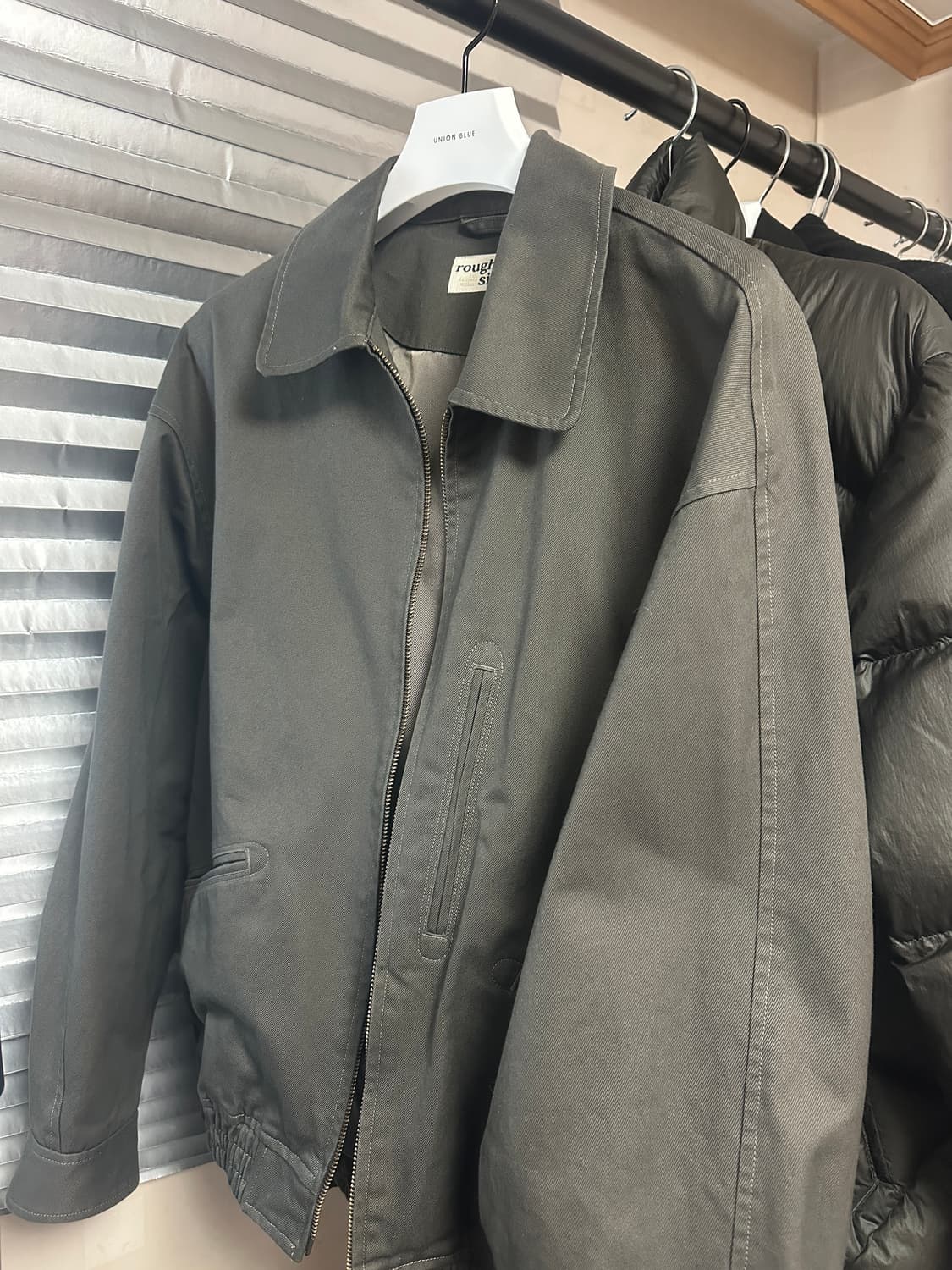 러프사이드 피어자켓 차콜 2사이즈 상품이미지2