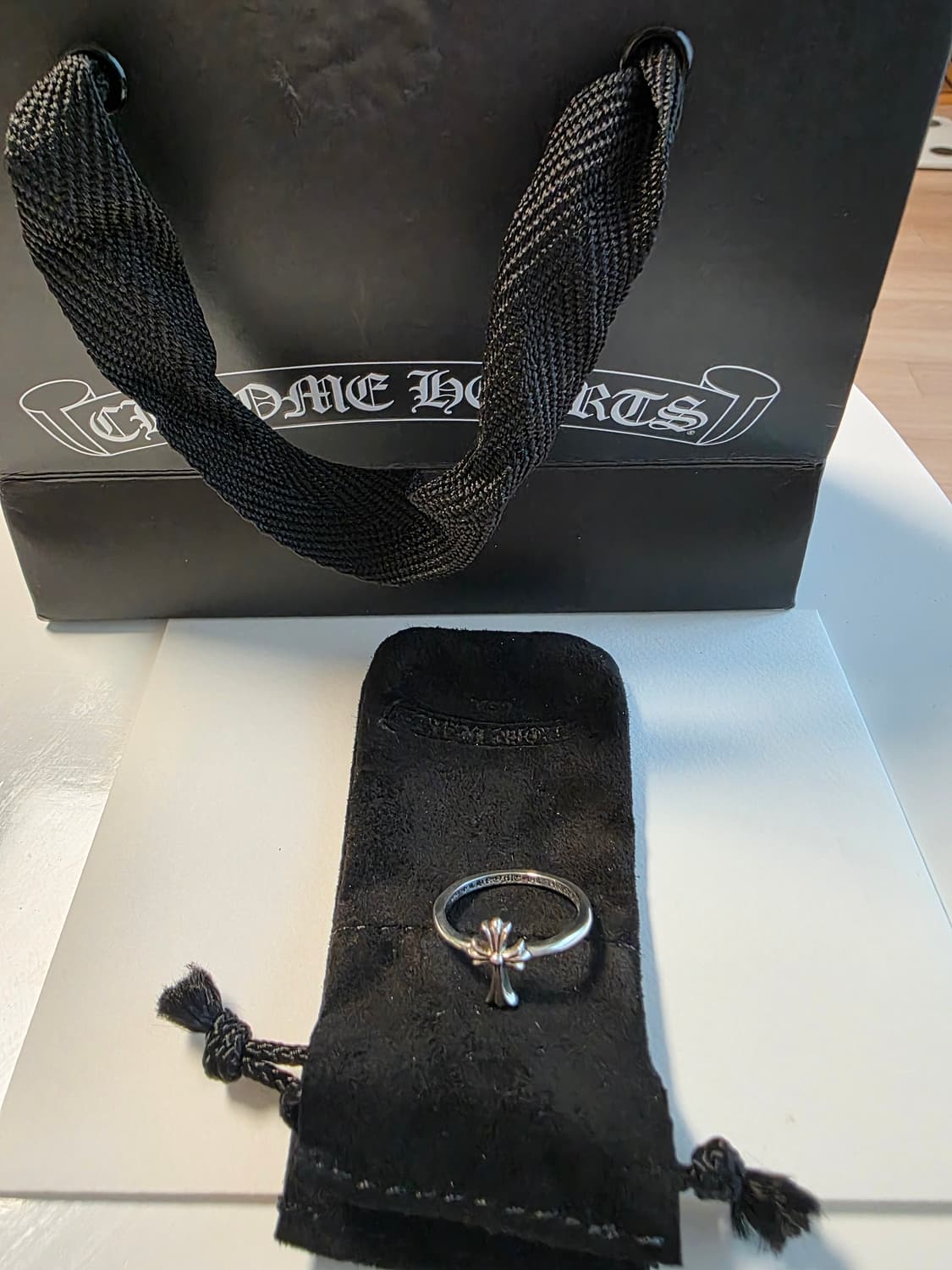 크롬하츠 크로스 버블검링US8 새상품 상품이미지1