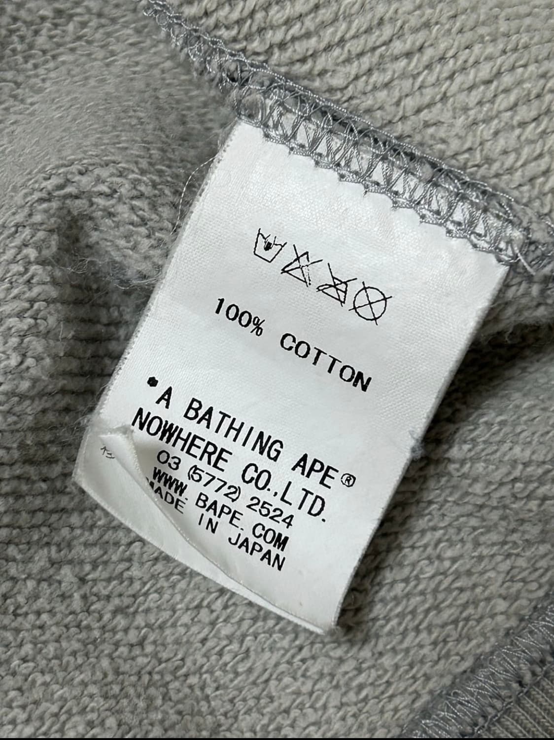 베이프 스타 후드집업 그레이 XL 상품이미지9