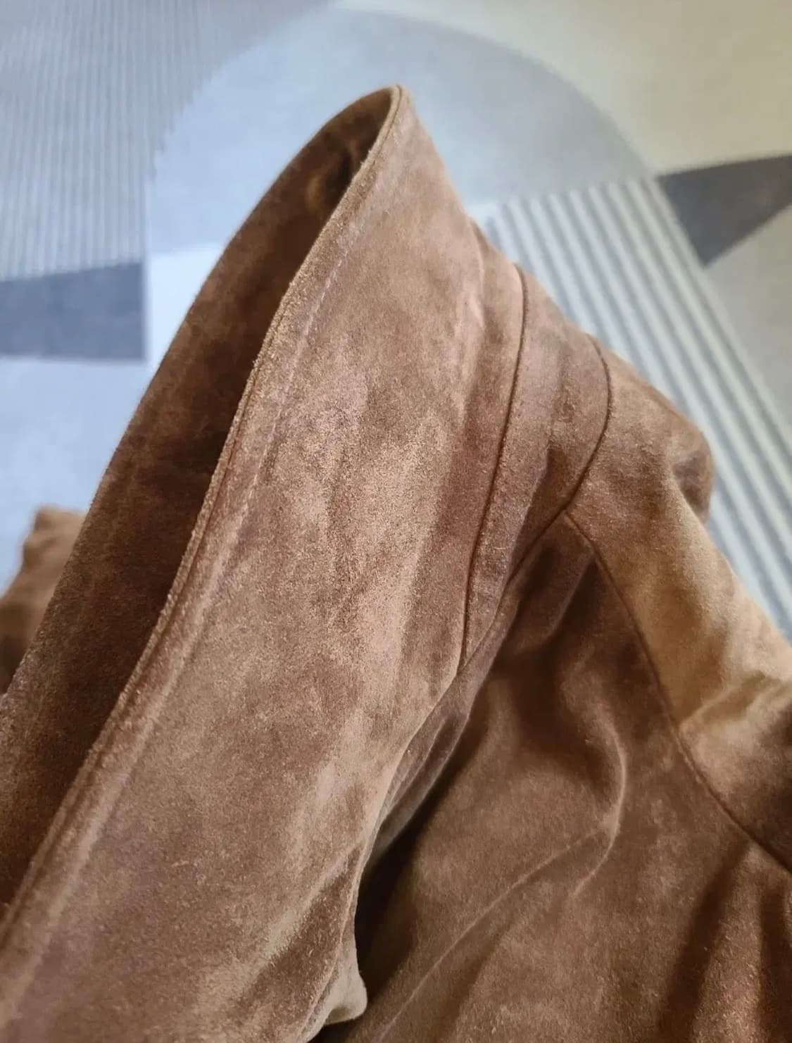 (L) 폴로 랄프로렌 헤비 스웨이드 가죽 자켓 상품이미지4