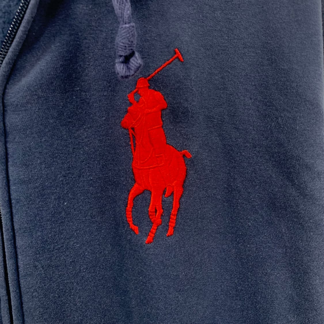 폴로 랄프로렌 빅포니 네이비 후드집업 상품이미지4