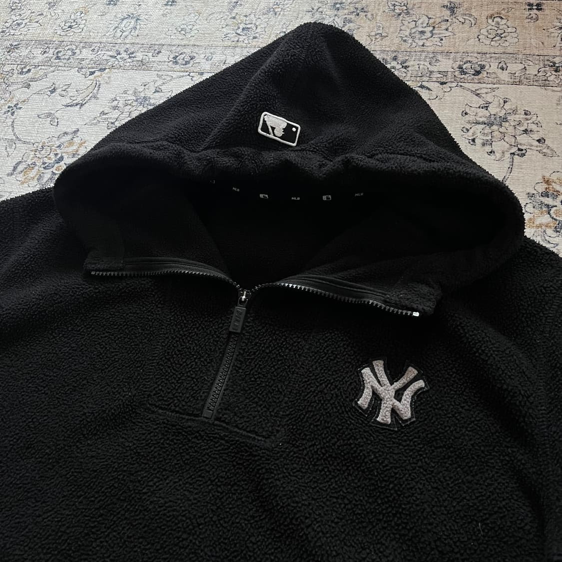 MLB 뉴욕양키스 후리스 반집업 상품이미지2