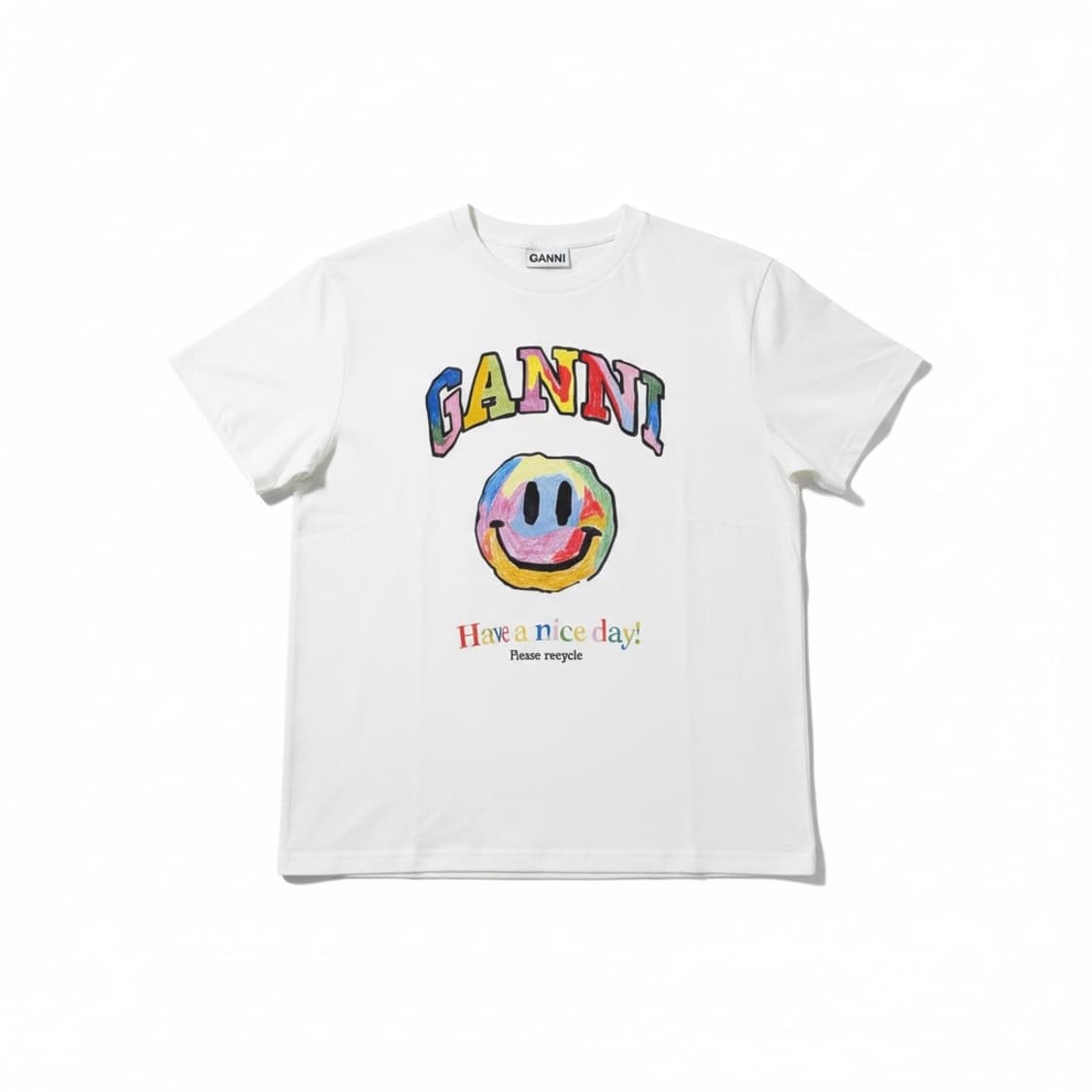 가니 GANNI 스마일 티셔츠 M 상품이미지1