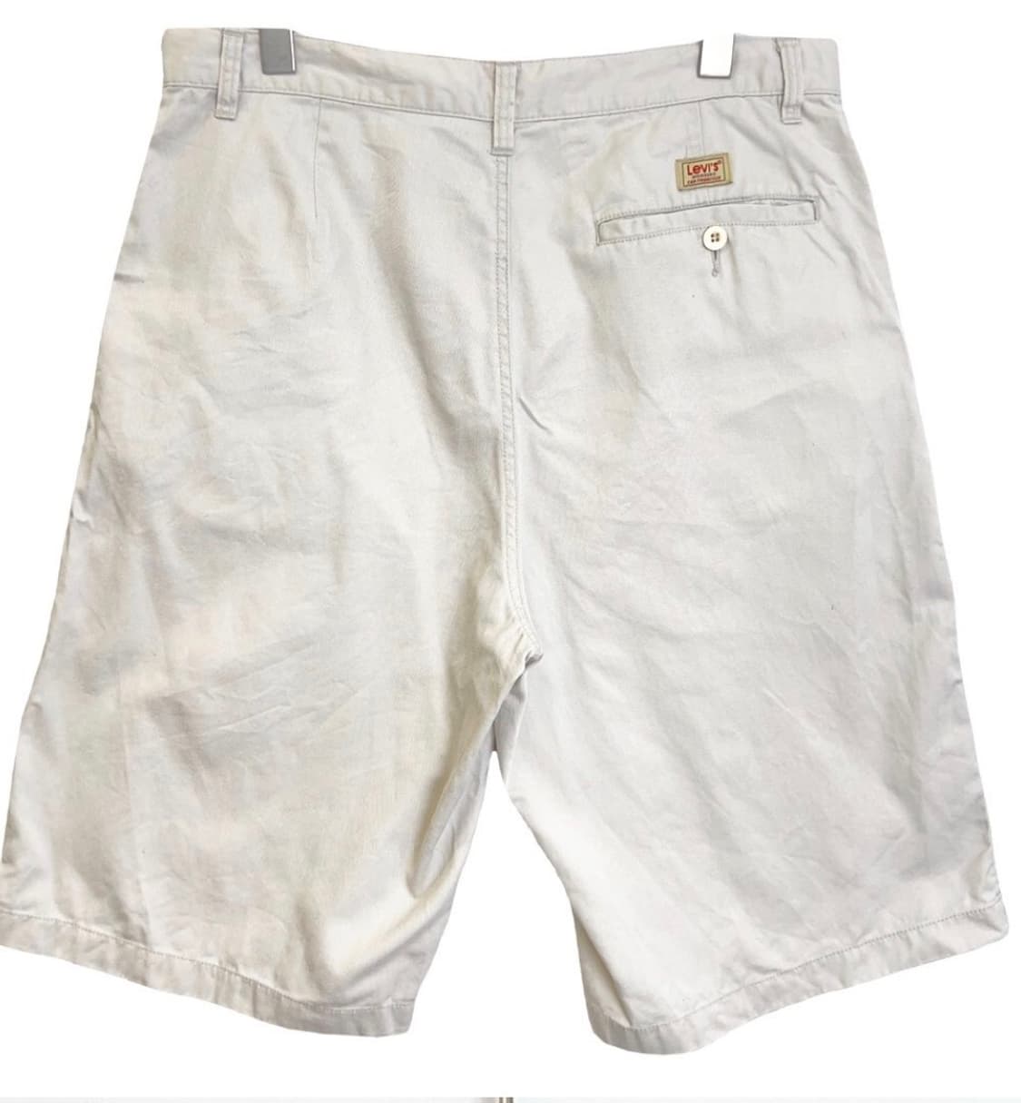 리바이스 아이보리 버뮤다 코튼 팬츠 상품이미지2