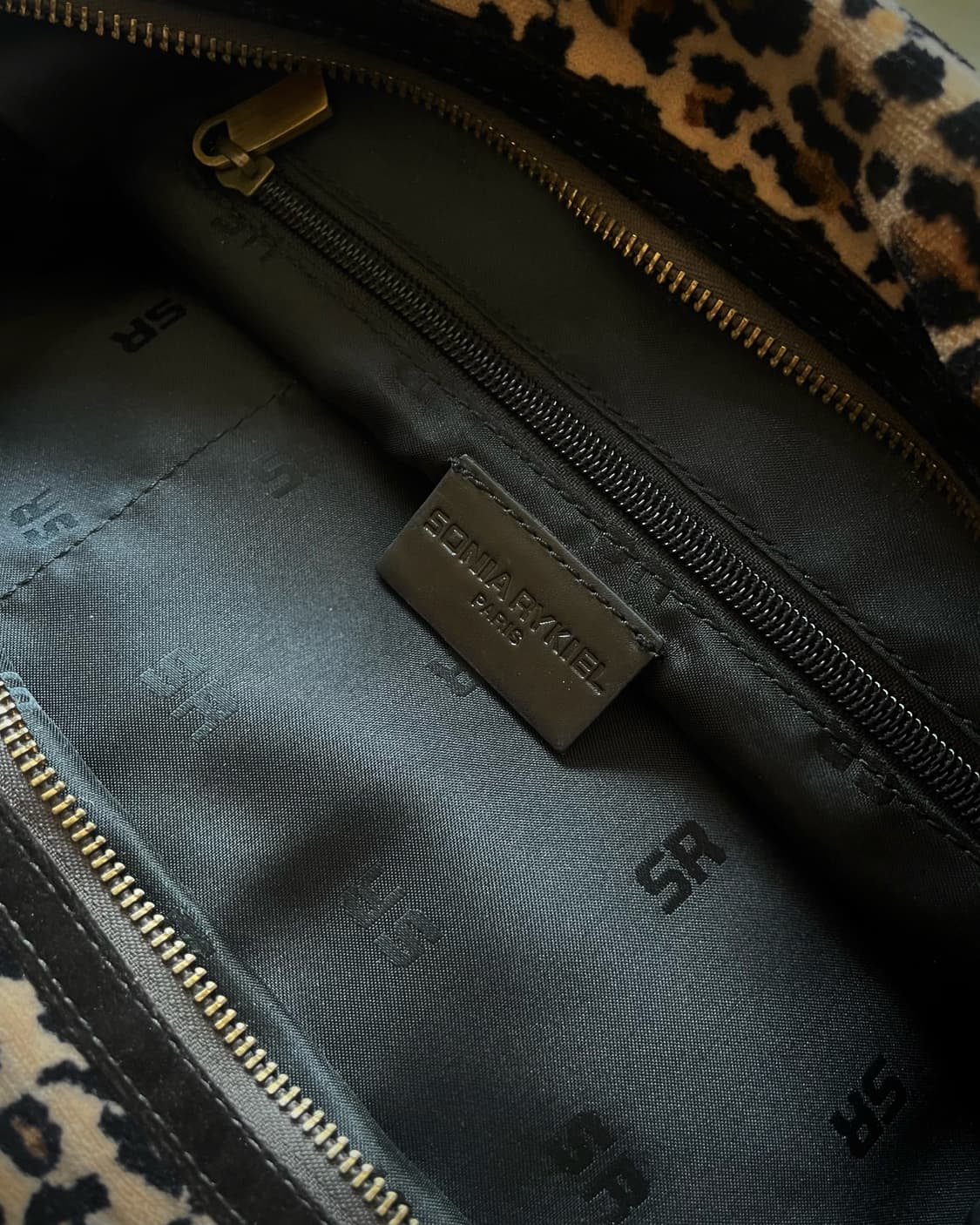 SONIA RYKIEL Velour Leopard Tanker Bag 상품이미지10