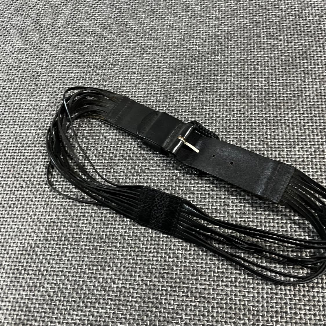 빈티지 소가죽 벨트 개추 블랙 상품이미지3