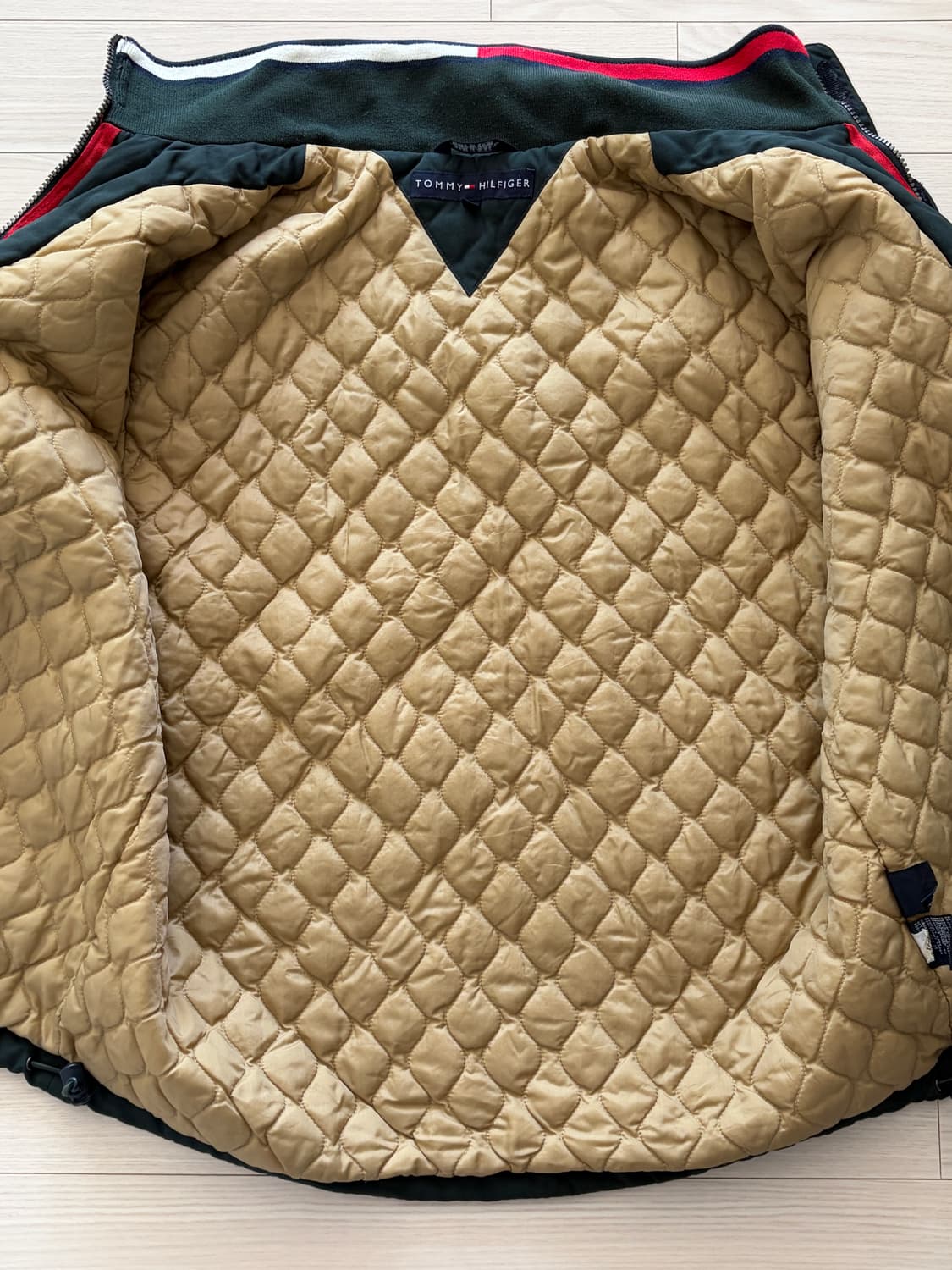 90s Tommy 타미 힐피거 누빔 아우터 자켓 M (103) 상품이미지6