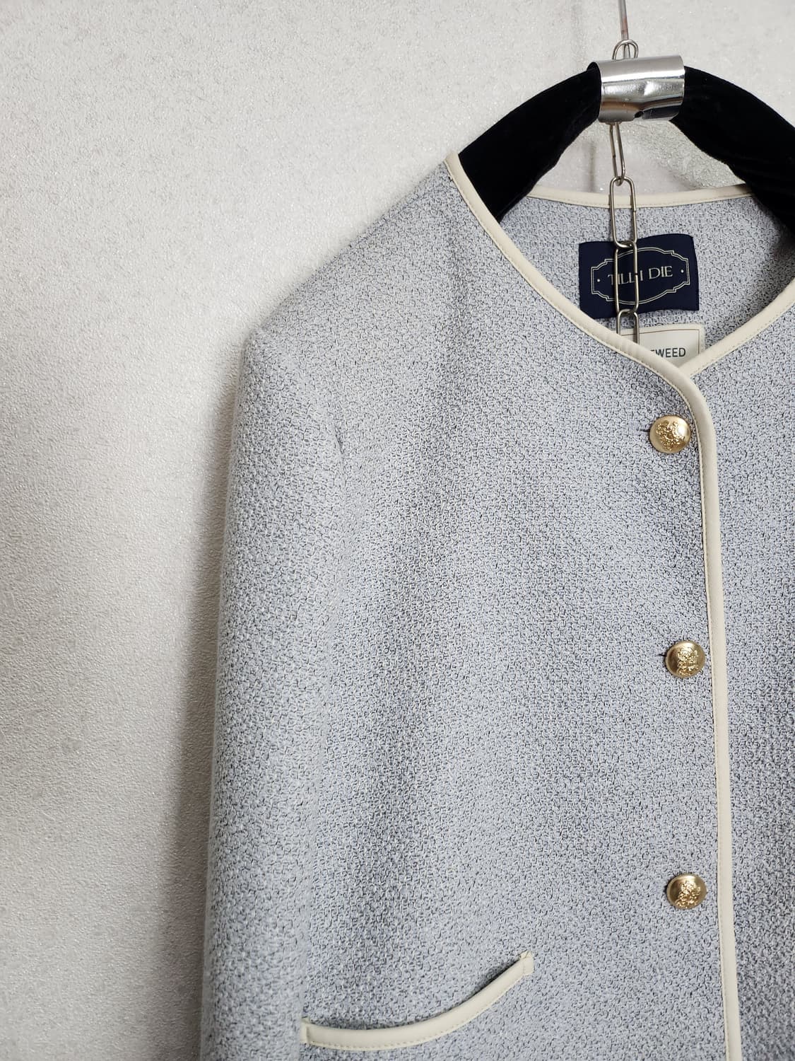 틸아이다이 내추럴 트위드 자켓55 66 상품이미지5