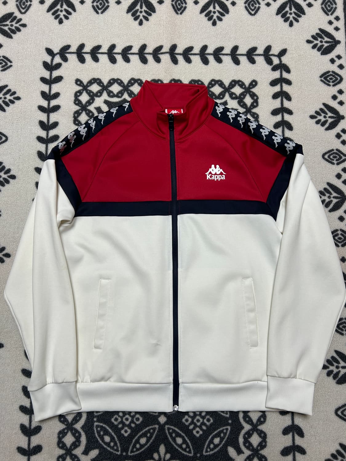 카파 레드 화이트 트랙탑 져지 상품이미지1