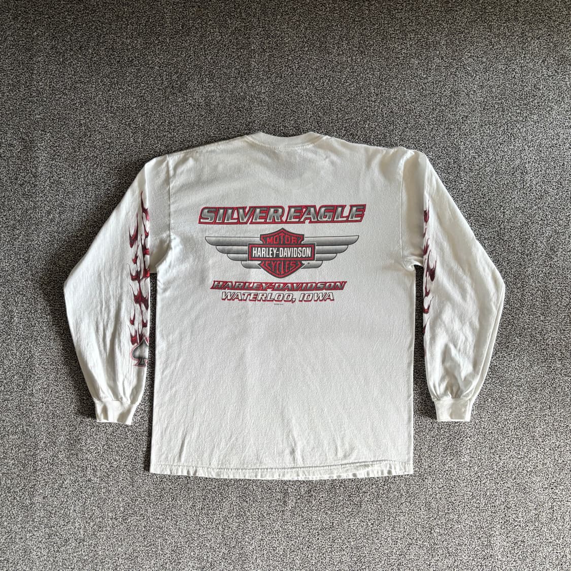 빈티지 할리데이비슨 플레임 롱슬리브 티셔츠 상품이미지4