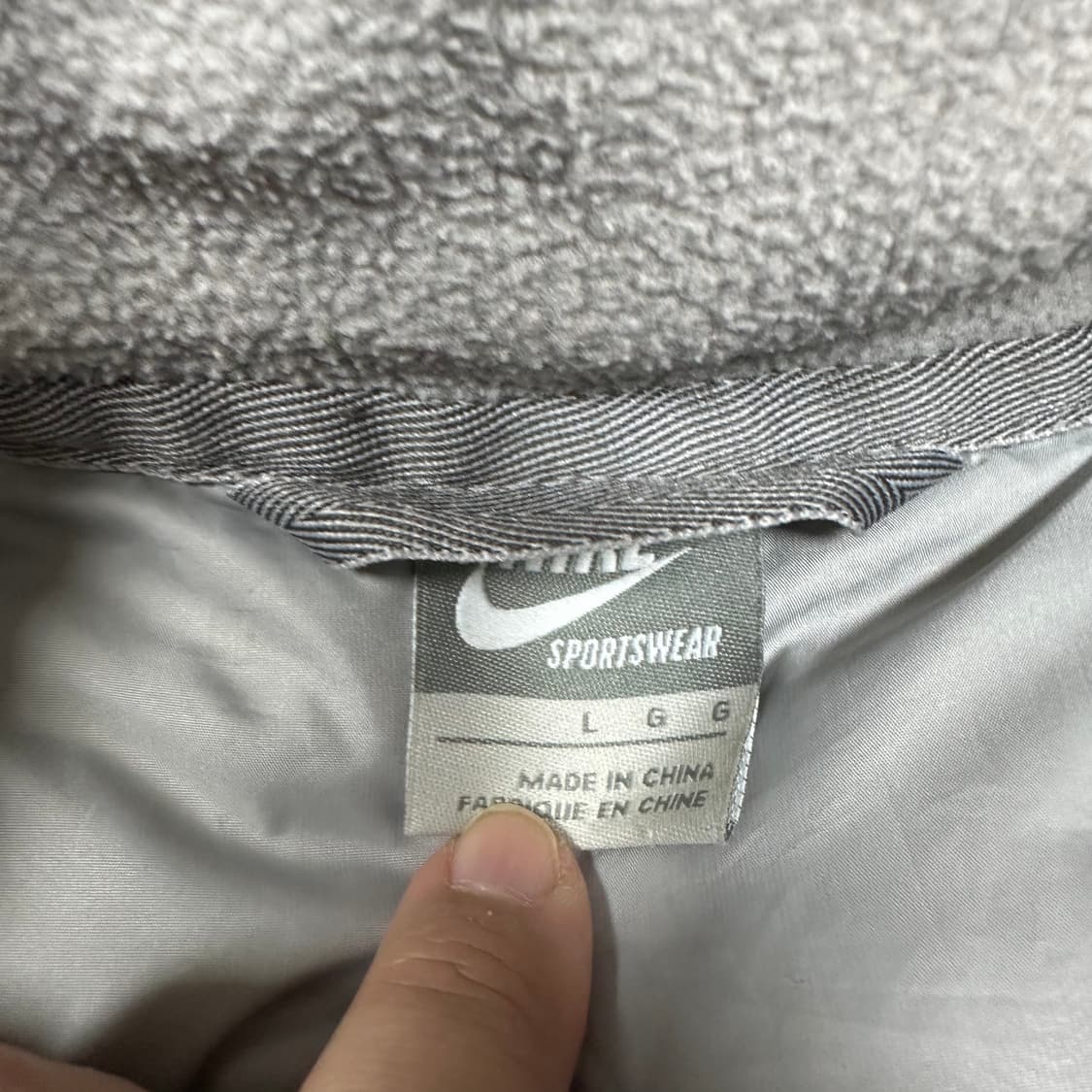 ✨ (바배) 나이키 덕다운 그레이 패딩  상품이미지3