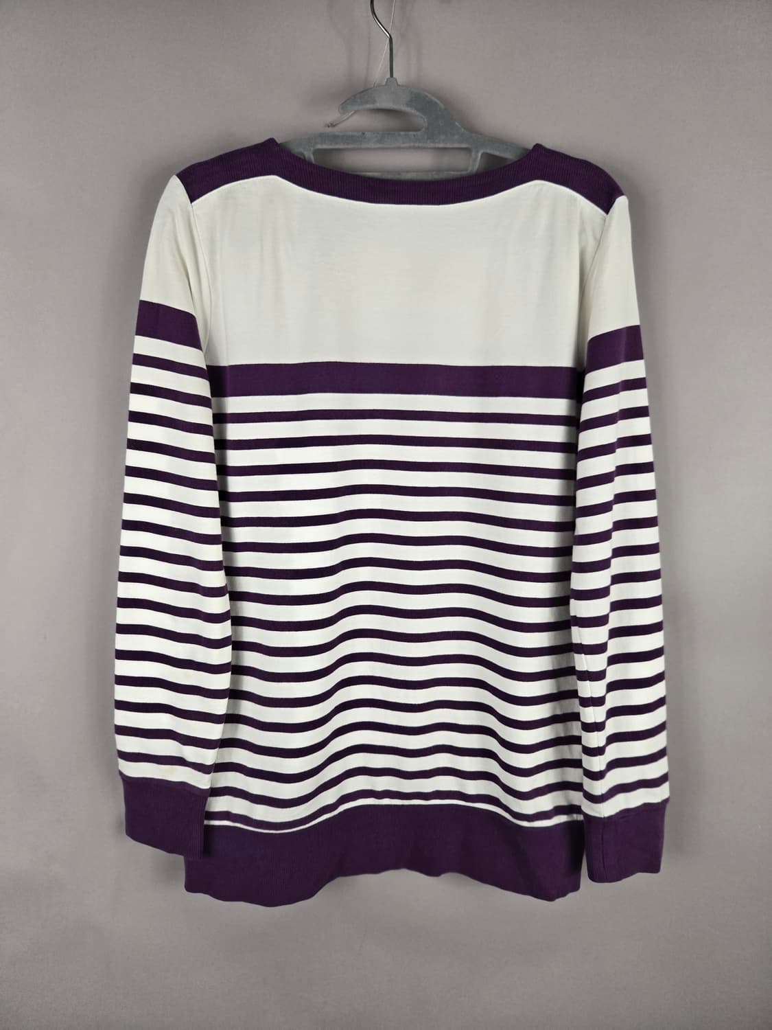 [무료배송]라코스테 90 (36) 여성 보트넥 스트라이프 긴팔 티셔츠 상품이미지8