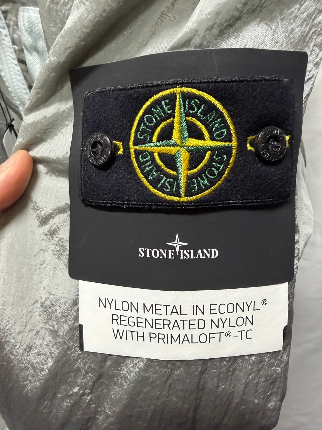 스톤 아일랜드 나일론 메탈 프리마로프트 자켓XL 상품이미지6