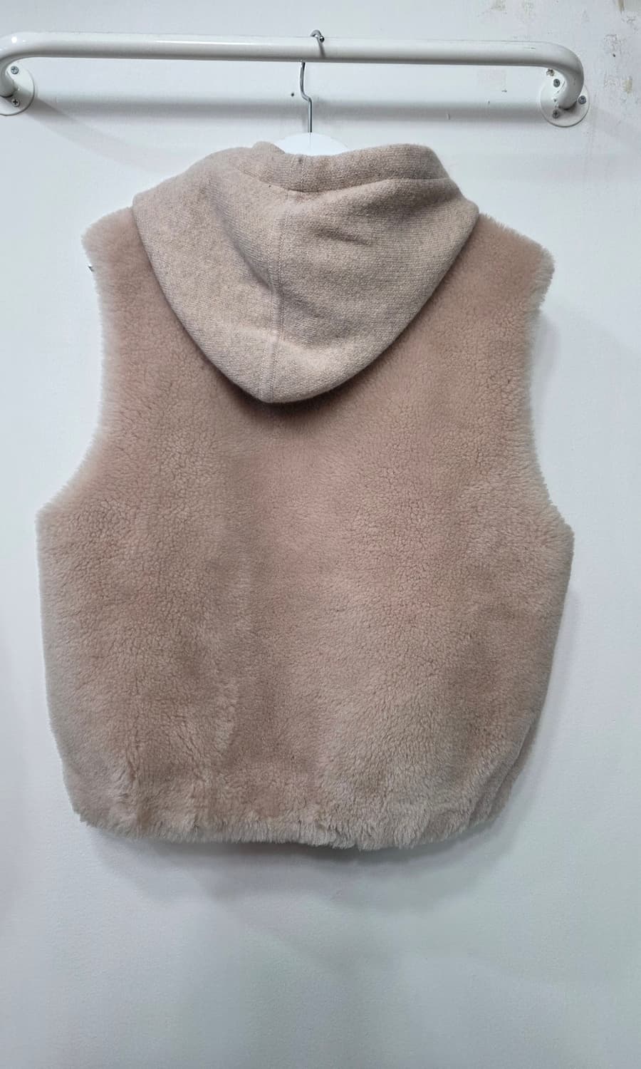 더엣지 여성 양모 후드 조끼 상품이미지2