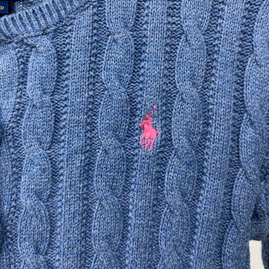 폴로 랄프로렌 신형 케이블 프릴 가디건 상품이미지5