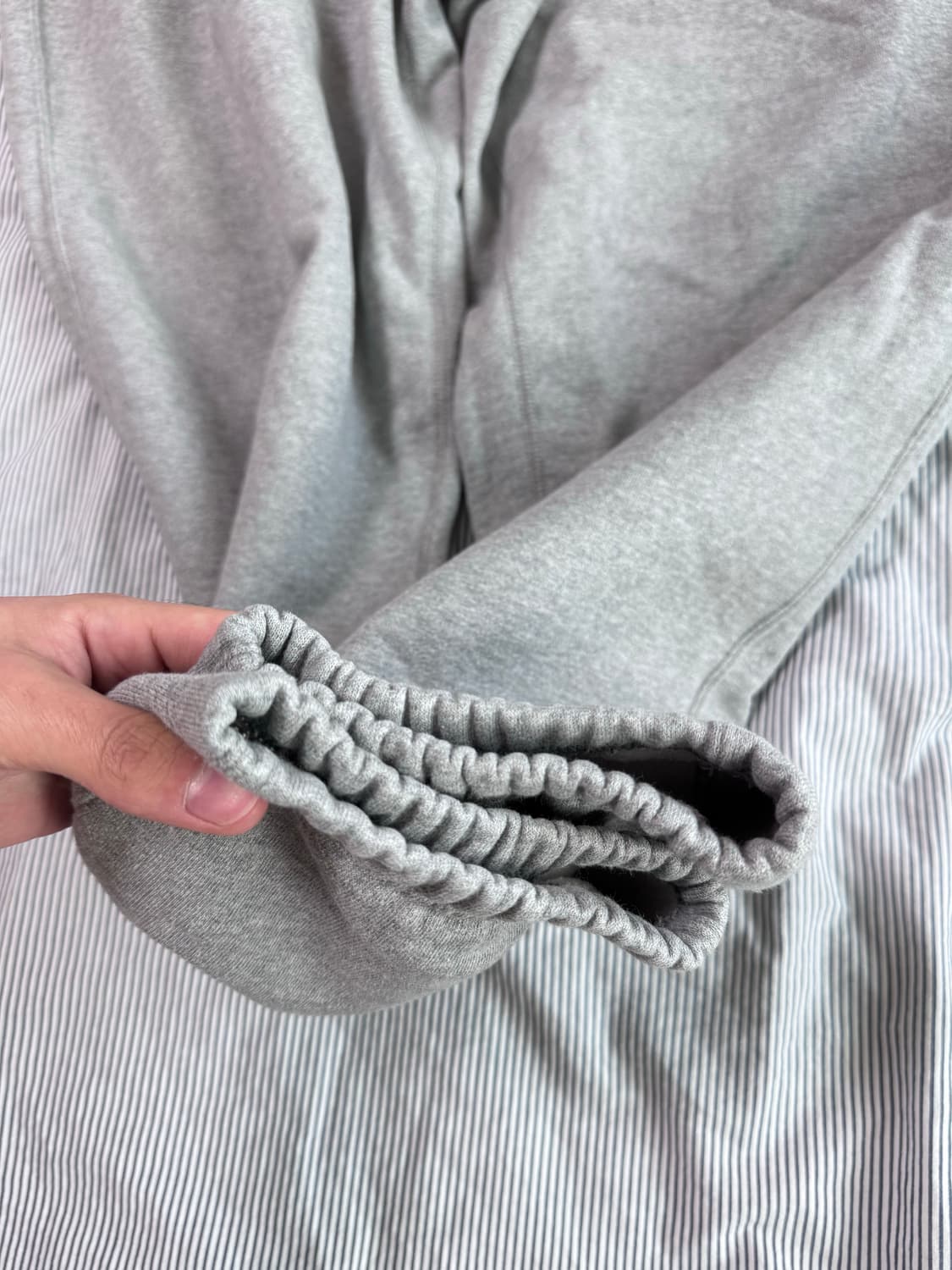 (SS급) 나이키 x 스투시 NRG RA 플리스 팬츠 다크 그레이 헤더  상품이미지8