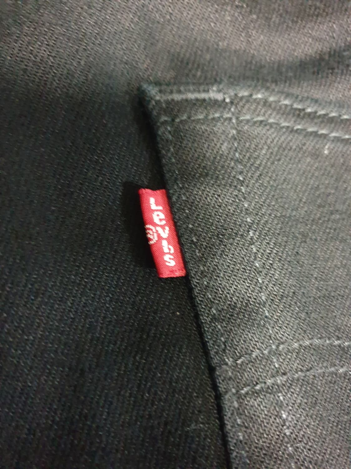 리바이스 511 크롭 슬림 스트레치 데님팬츠 블랙 (30) 상품이미지4