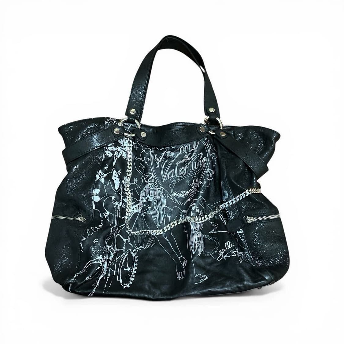 John Galliano leather shoulder bag  상품이미지1