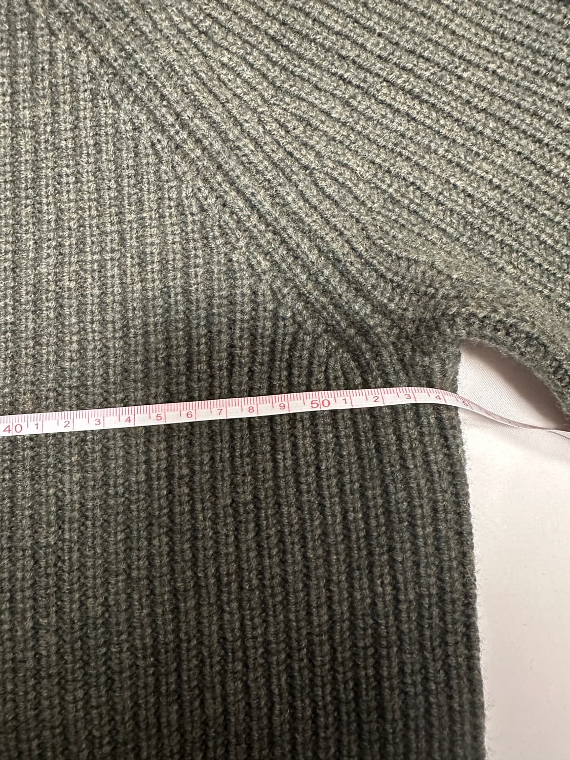 브룩스 브라더스 모100% 니트 카키/브라운 스웨이드패치(105) 상품이미지8