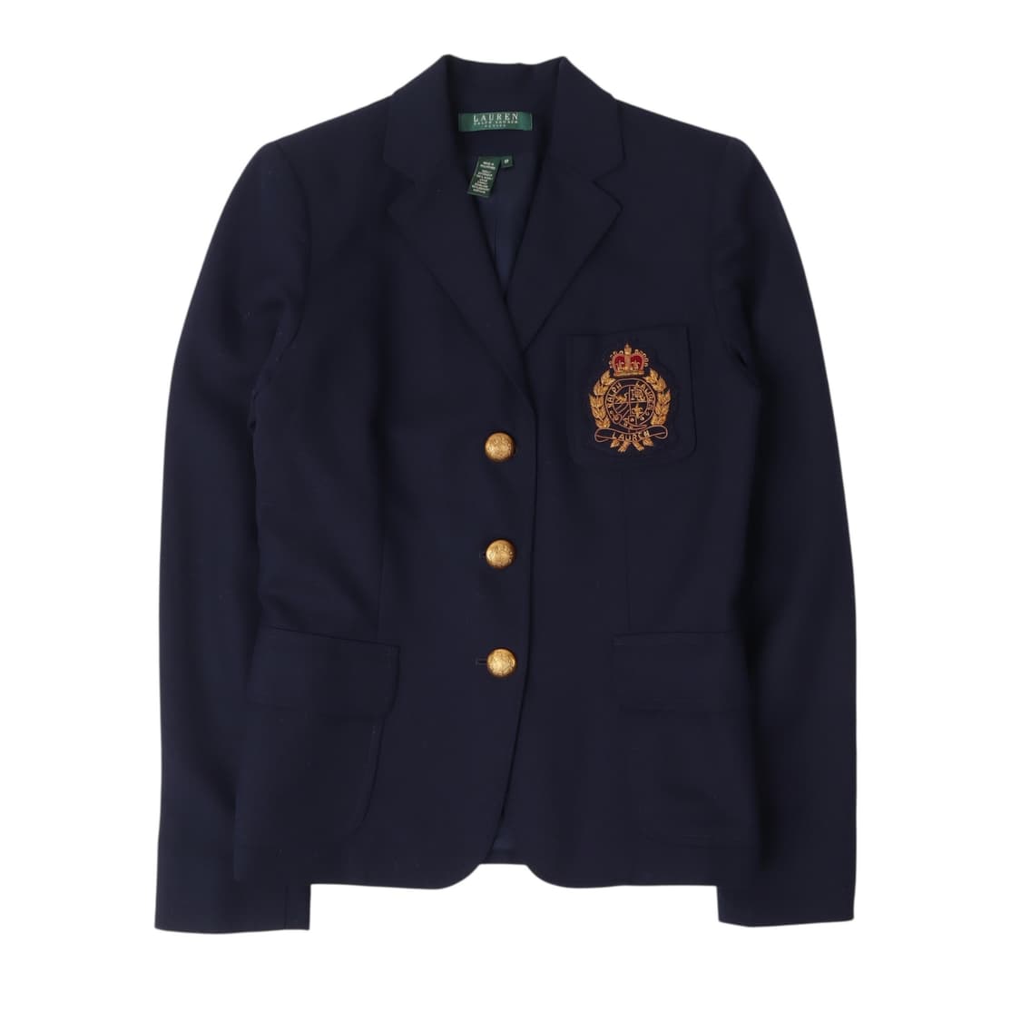 로렌 랄프로렌 네이비 크레스트 금장 3B 자켓 상품이미지1