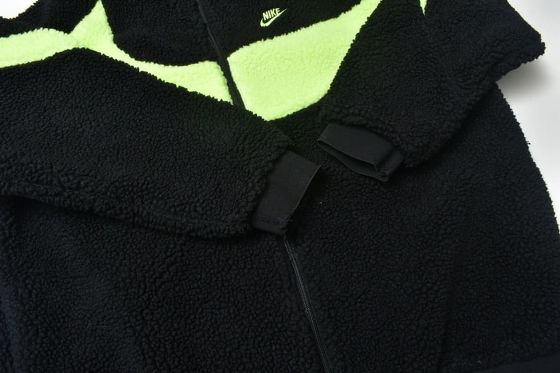 나이키 빅로고 양면 양털 후리스 플리스 자켓 M N1046 상품이미지3