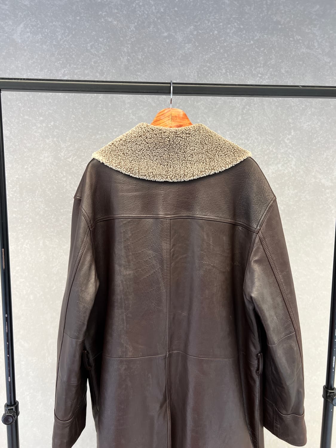 2000s C.P.COMPANY SHEEPSKIN 올드씨피컴퍼니 가죽코트 상품이미지7