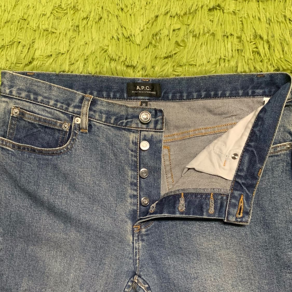 [33] 아페쎄 테이퍼드핏 데님팬츠 상품이미지4