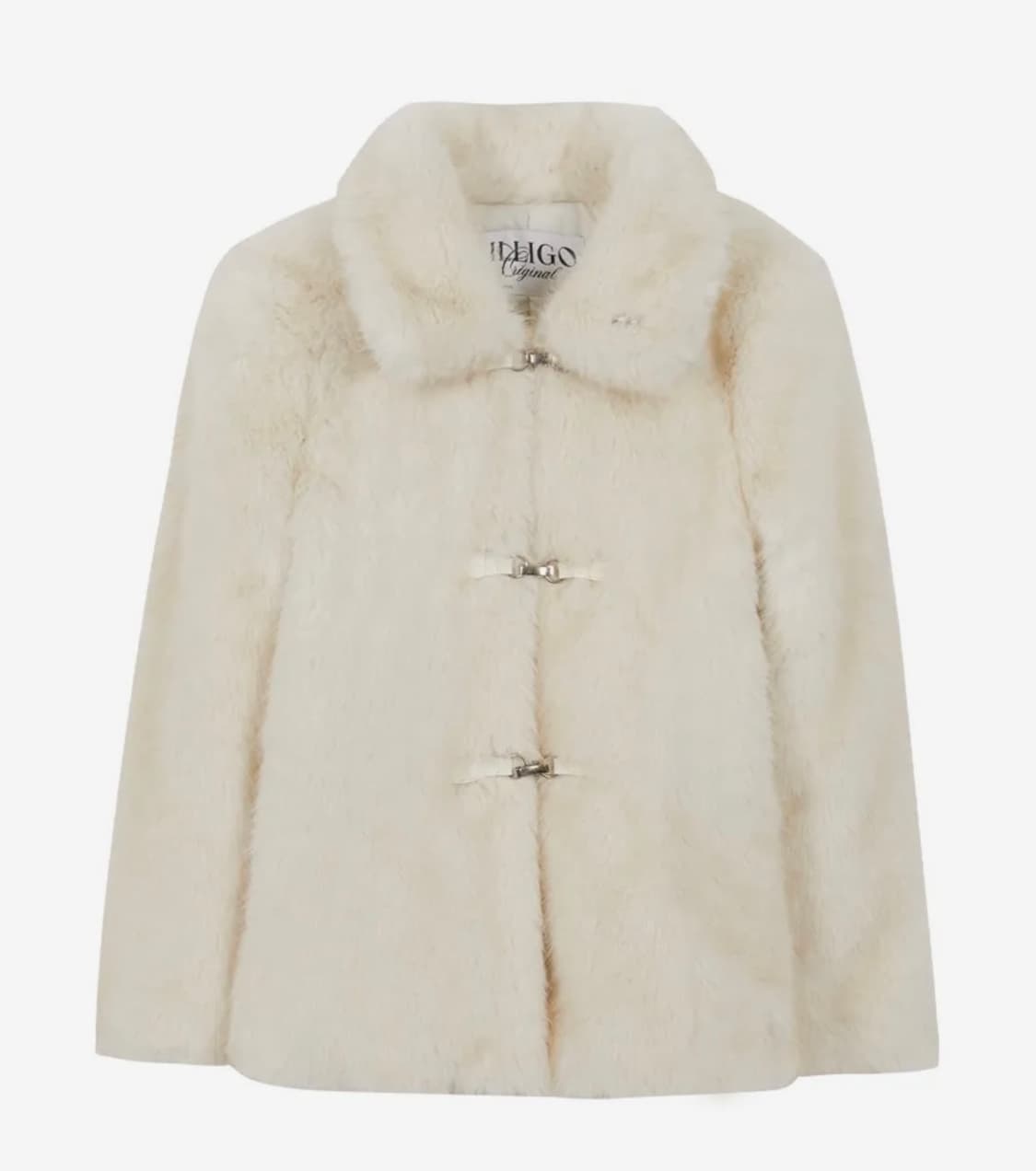 일리고 시어링 퍼 자켓 아이보리 새상품 상품이미지1