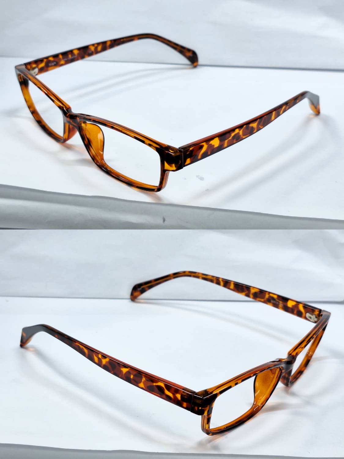 ELight 일본 하우스 브랜드(메가네 이치바)뿔테 스퀘어 안경 안경테 상품이미지5